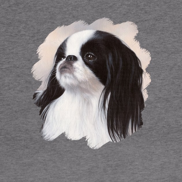 Japanese Chin painting by rachelstribbling